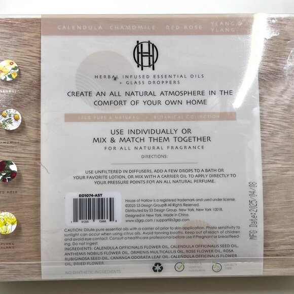 House Of Harlow 1960 Botanical Collection Essential Oils 4 pc Gift Set NIB - Picture 2 of 2